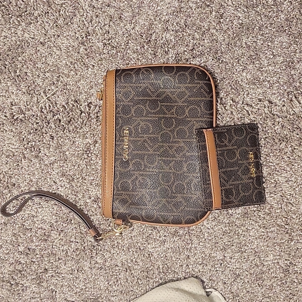 Calvin Klein Wristlet and Card Holder